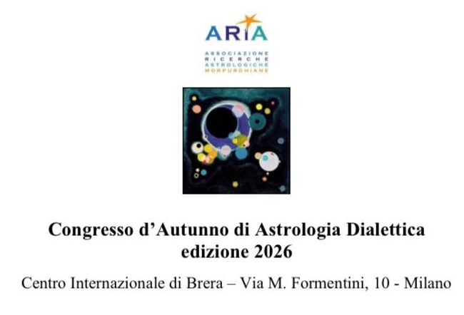 Congresso di Astrologia morpurghiana 2026 – 24 e 25 ottobre a Milano